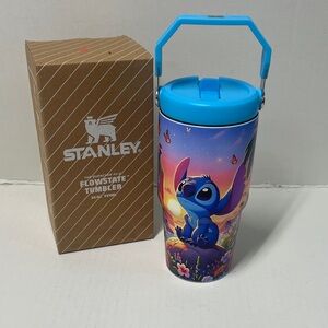 Stanley Blue and Colorful Character Tumbler